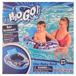 H2O Go! Shark Baby Watercraft Baby Pool Float
